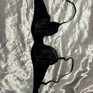 Elegant Black Lace Bra